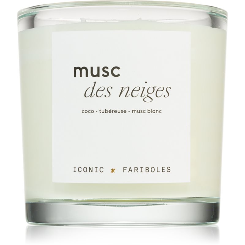 FARIBOLES Iconic Snow Musk Scented Candle 400 G