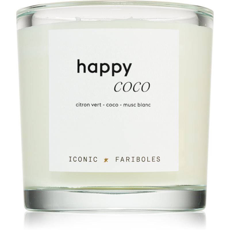 FARIBOLES Iconic Happy Coco scented candle 400 g
