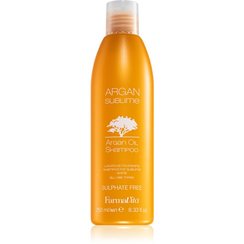 FarmaVita Argan Sublime bezsulfátový šampón s arganovým olejom 250 ml
