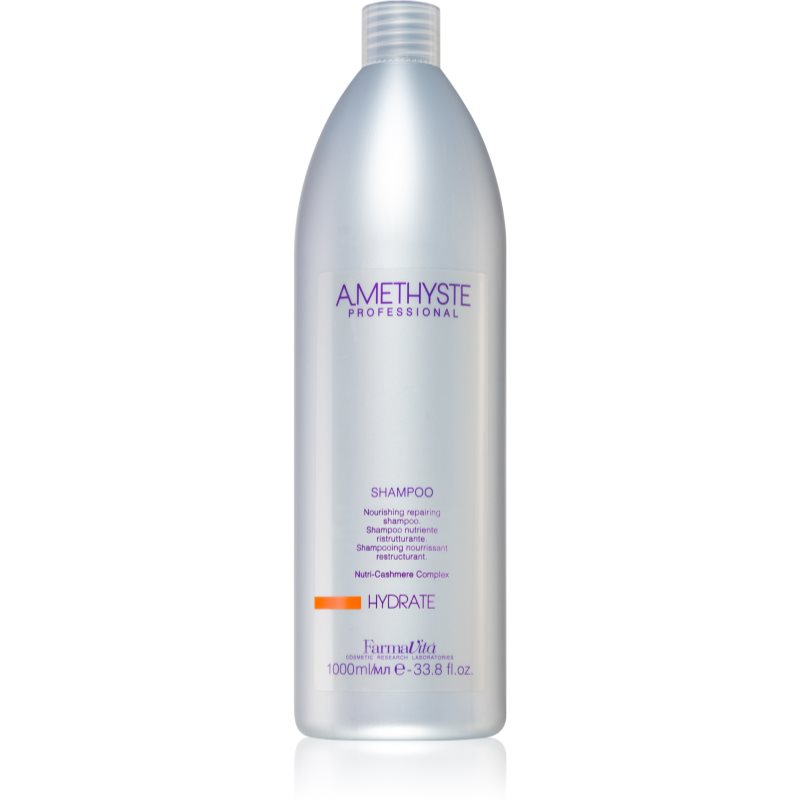 FarmaVita Amethyste Hydrate Nourishing Shampoo For Dry Hair 1000 Ml