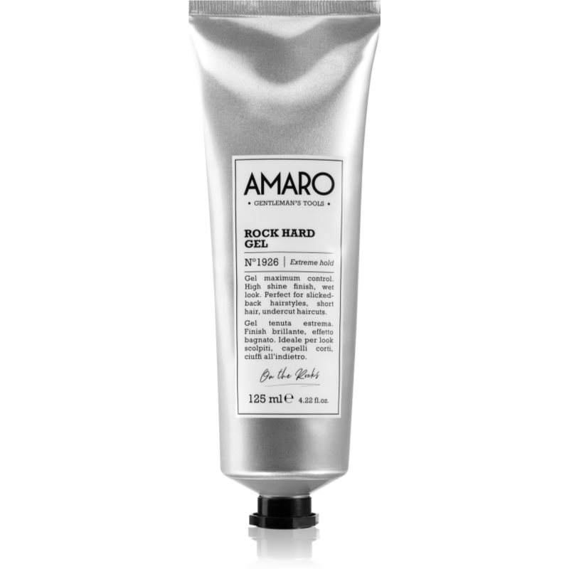FarmaVita FarmaVita Amaro Rock Hard διαφανές σταθεροποιητικό τζελ για τα μαλλιά 125 ml