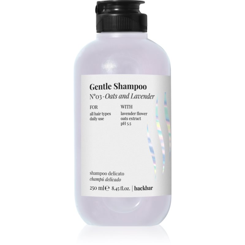 FarmaVita Backbar Gentle hydratační šampon pro šetrné mytí 250 ml