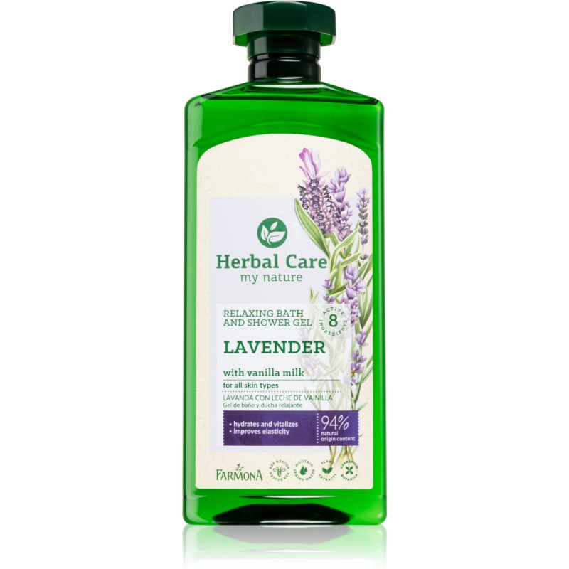 Фото - Гель для душу Farmona Herbal Care Lavender гель для душа та ванни з лавандою 500 мл 