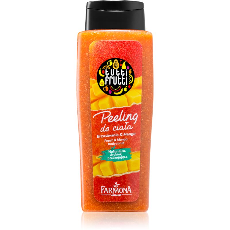 Farmona Tutti Frutti Peach & Mango telový peeling 100 ml