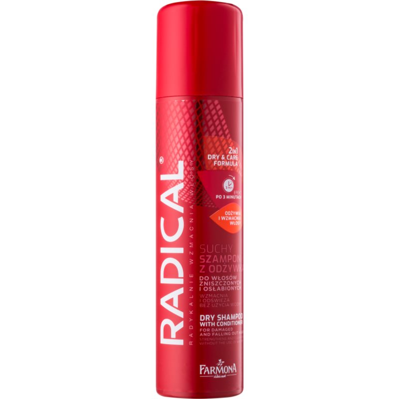 Farmona Radical Hair Loss suchý šampón a kondicionér v jednom pre poškodené a vypadávajúce vlasy 180 ml