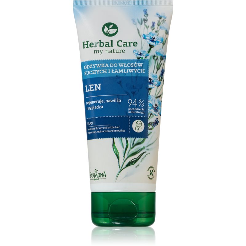 Farmona Herbal Care Flax Seed regeneruojamasis kondicionierius sausiems ir lūžinėjantiems plaukams 200 ml
