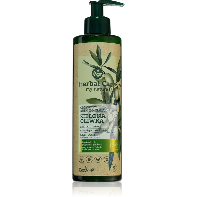 Farmona Herbal Care Green Olive kūno balzamas regeneruojamojo poveikio 400 ml