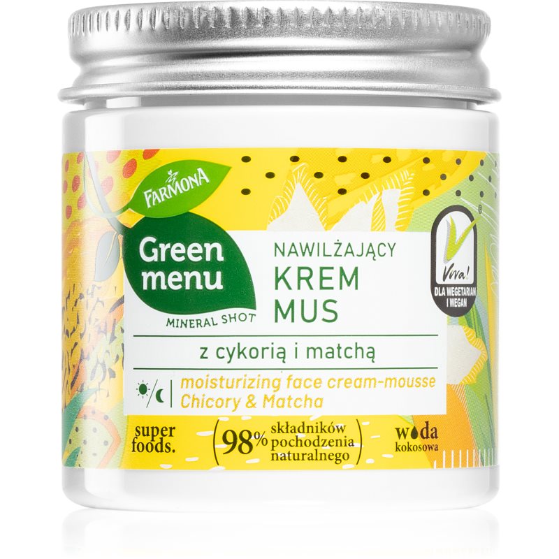 Farmona Green Menu Chicory & Matcha drėkinamasis kremas veidui 75 ml