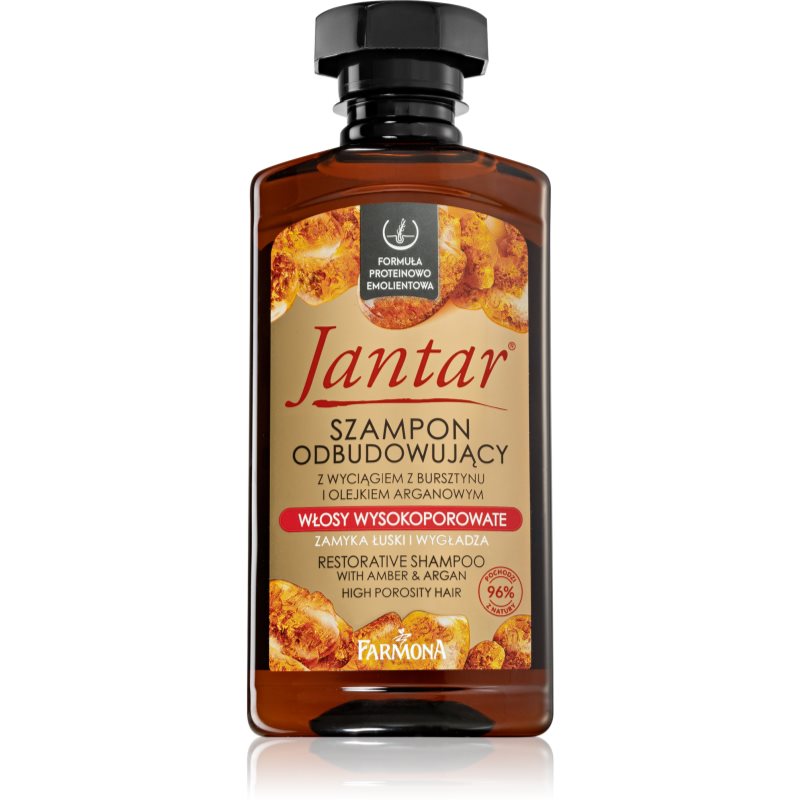Farmona Jantar High Porosity Hair Nourishing Shampoo For Shiny And Soft Hair 330 Ml