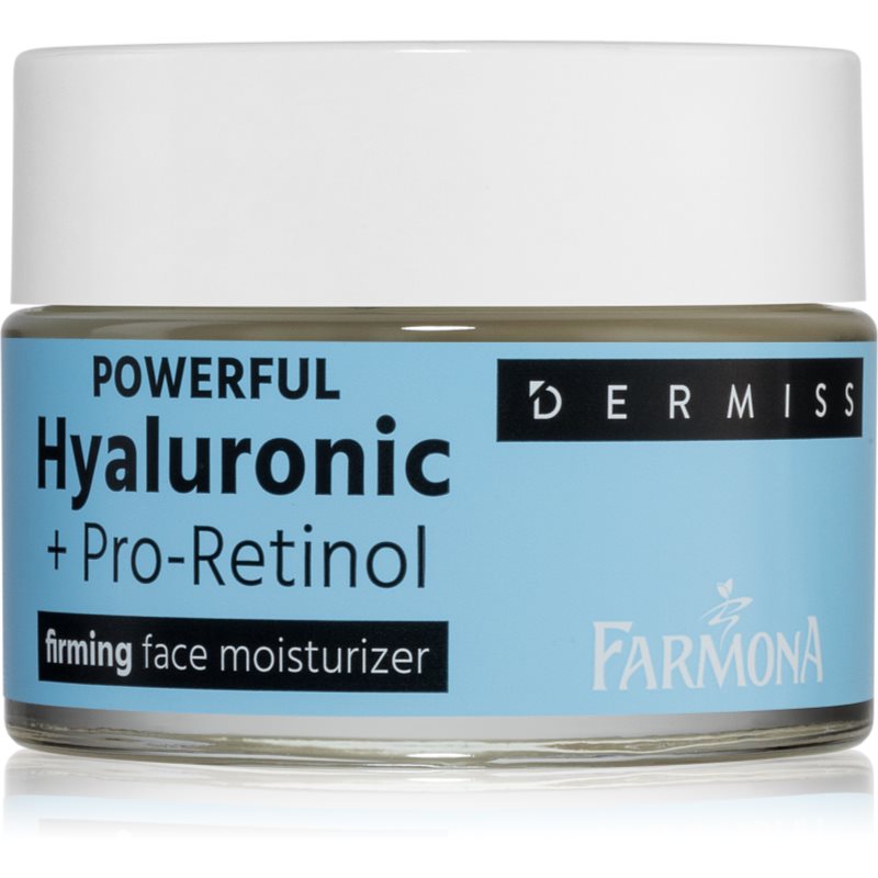 Farmona Dermiss Powerful Hyaluronic + Pro-Retinol standinamasis veido kremas 50 ml
