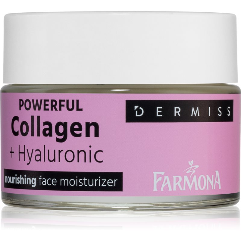 Farmona Dermiss Powerful Collagen + Hyaluronic maitinamasis dieninis ir naktinis kremas 50 ml