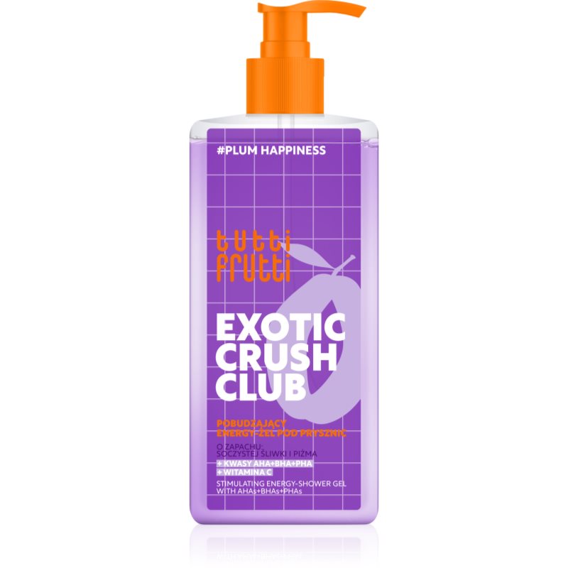 Farmona Tutti Frutti Exotic Crush Club енергизиращ душ-гел s AHA 400 мл.