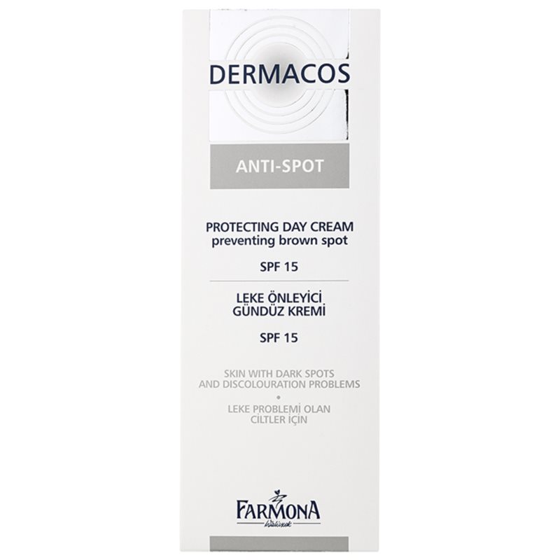 Farmona Dermacos Anti-Spot захисний денний крем для профілактики пігментних плям SPF 15 50 мл