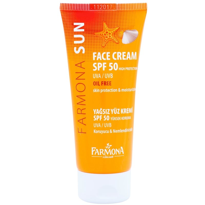 

Farmona Sun захисний крем для жирної та комбінованої шкіри SPF 50