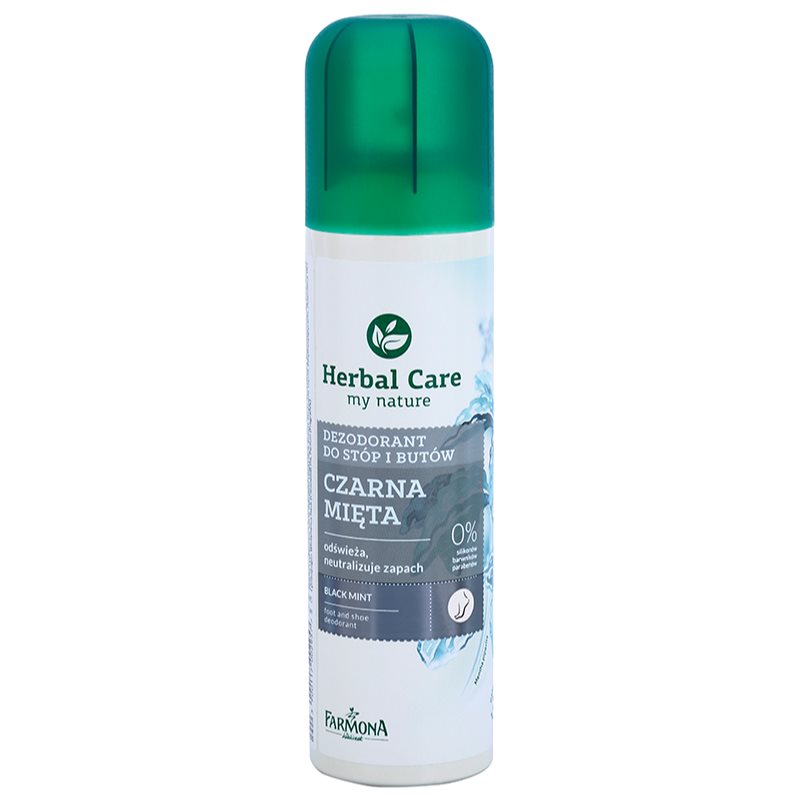

Farmona Herbal Care Black Mint антиперспірант-спрей спрей для ніг та взуття