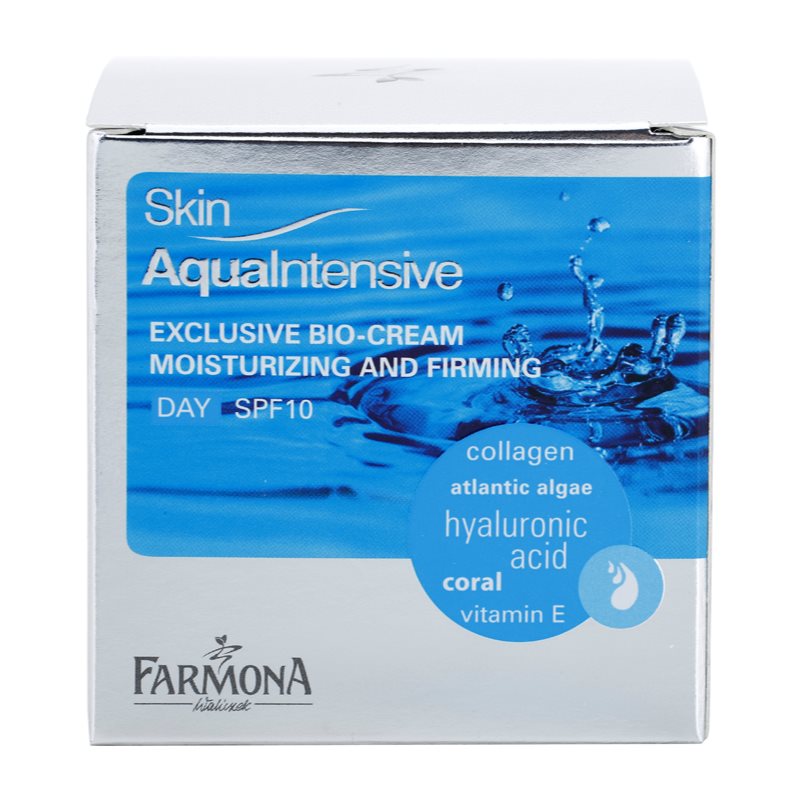 Farmona Skin Aqua Intensive зволожуючий та зміцнюючий денний крем SPF 10 50 мл