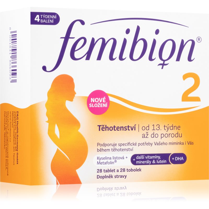 Femibion Femibion 2 Tehotenstvo tablety pre tehotné ženy 28 tbl