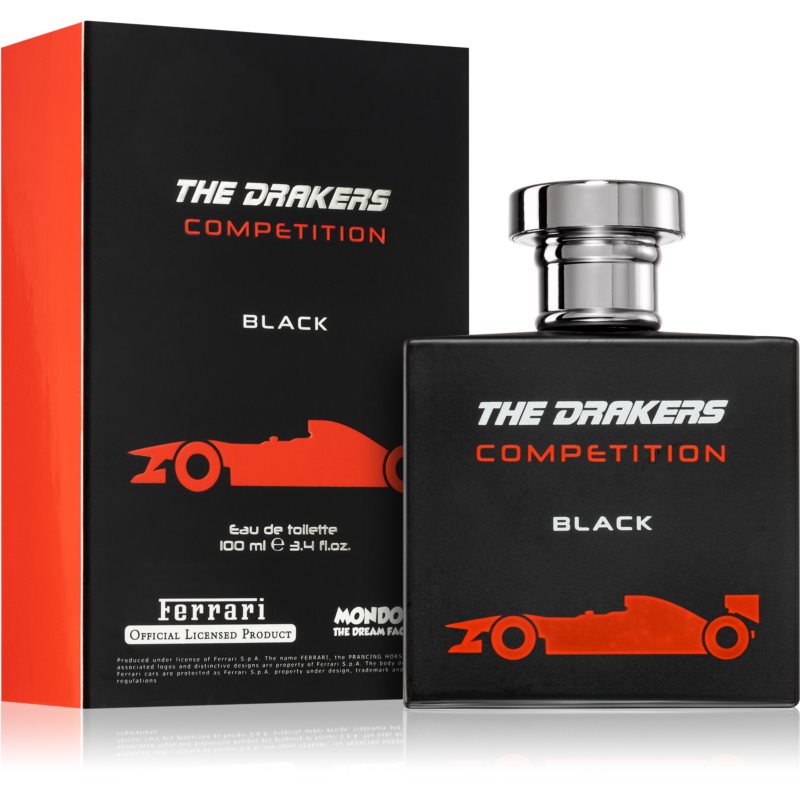 Ferrari The Drakers Competition Black Eau De Toilette For Men 100 Ml