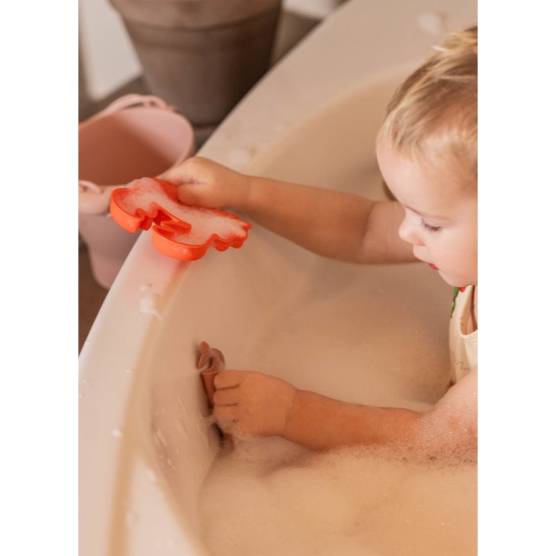 Thumbnail - FILIBABBA Silicone Sand Toys Peach Mix Wasserspielzeug 5 St.