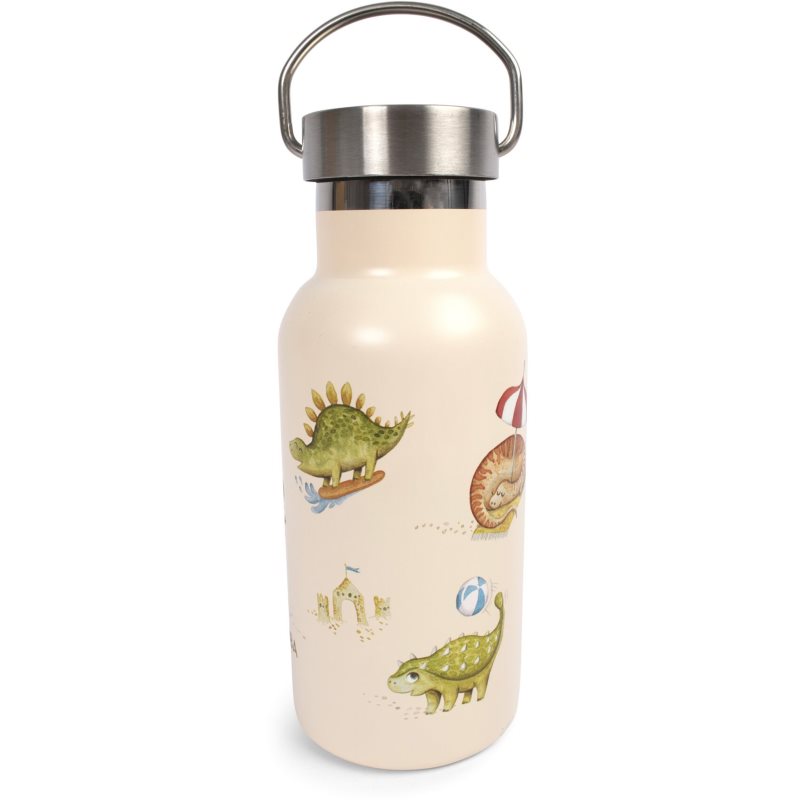 FILIBABBA Stainless Steel Water Bottle thermo drinkfles Dino Beach 350 ml