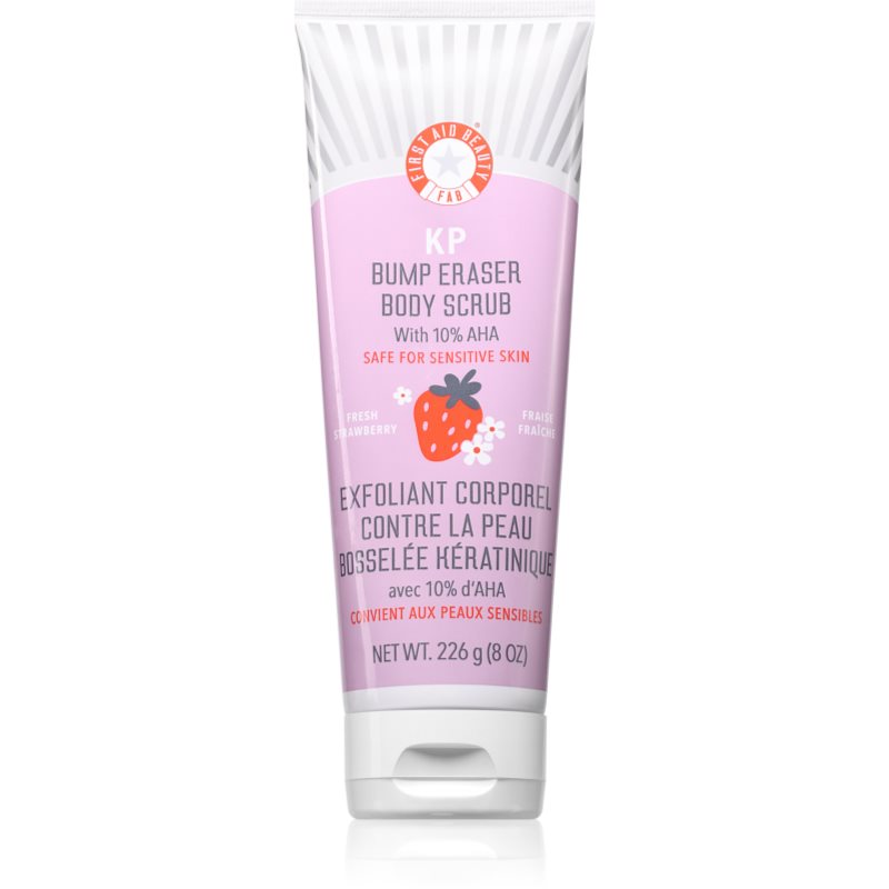 First Aid Beauty KP vyhlazující tělový peeling s AHA kyselinami 226 g