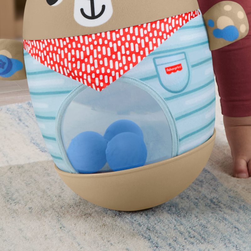 Fisher-Price Roly-Poly Activity Toy Bear houpací hračka 1 ks (obrázek 3)