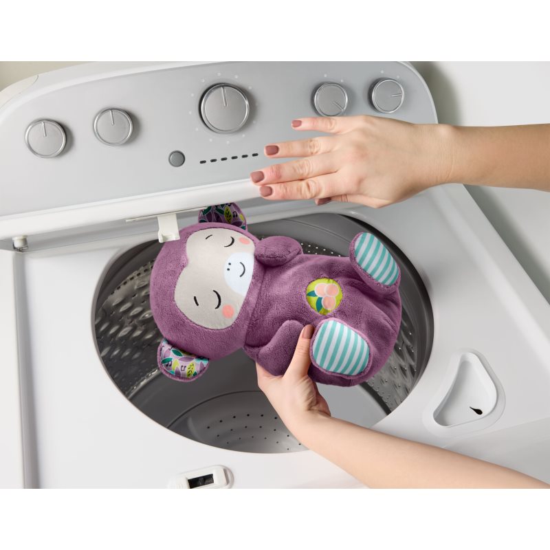 Fisher Price – Mon Singe Câlins veilleuse Musicale en Peluche avec mécanisme de Respiration et lumières pour bébés dès la Naissance JLH41 - vue 4
