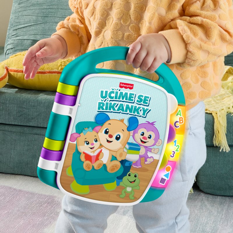 Fisher-Price Musical Book Czech Version kontrastierendes Lehrbuch 1 St. (Bild 4)