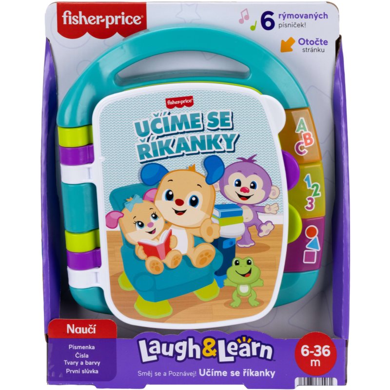 Fisher-Price Musical Book Czech Version kontrastierendes Lehrbuch 1 St. (Bild 6)