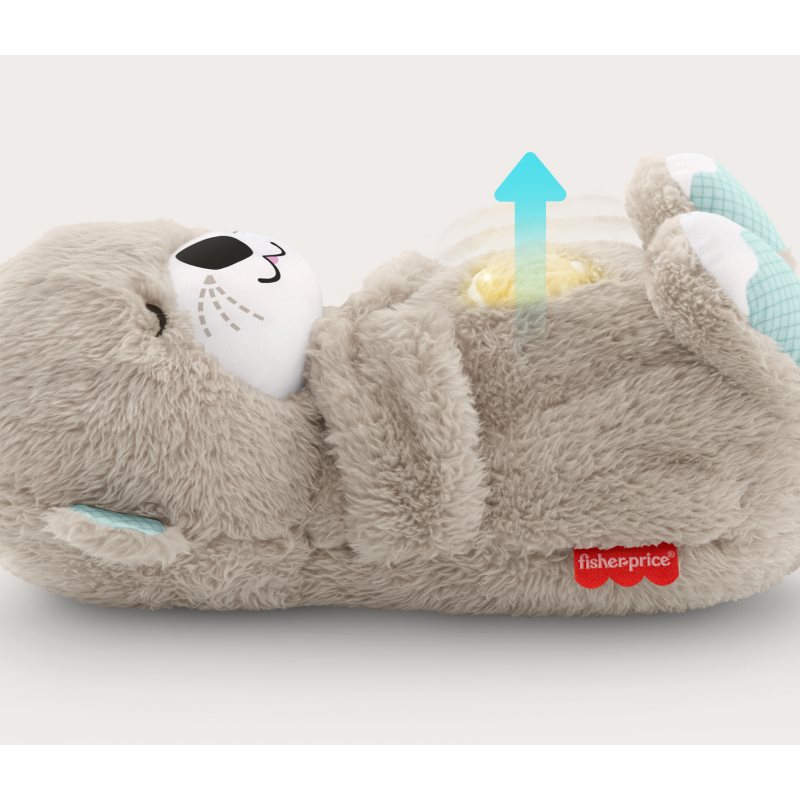 Fisher-Price Soothe & Settle Otter plyšová hračka s melodií 1 ks (obrázek 3)