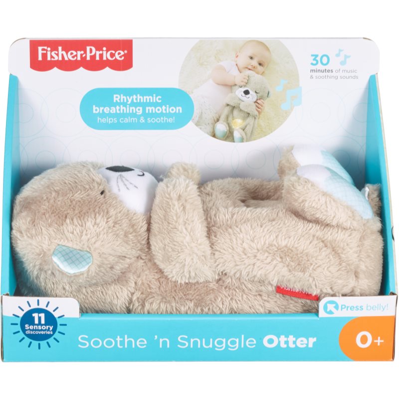 Fisher-Price Soothe & Settle Otter plyšová hračka s melodií 1 ks (obrázek 6)
