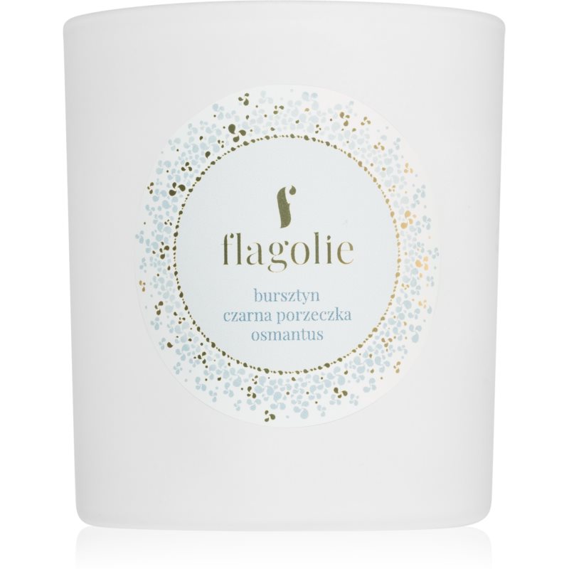 Flagolie White Label Amber, Blackcurrant, Osmanthus Scented Candle 150 G