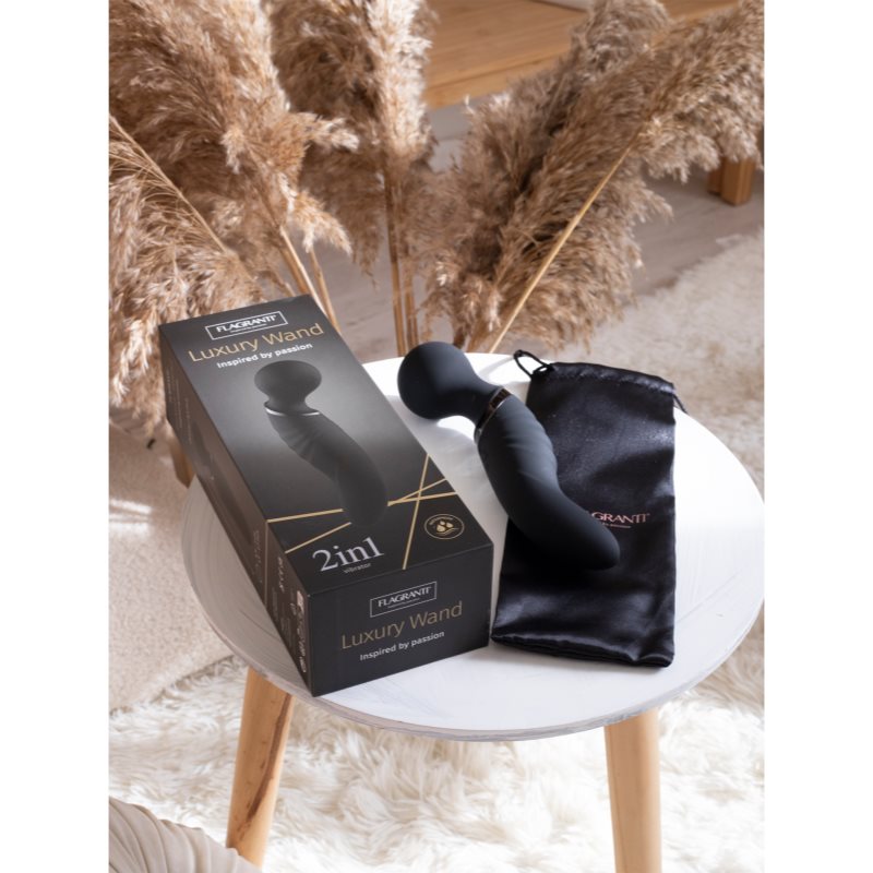 Flagranti Luxury Wand 2v1 masážní hlavice a vibrátor 21.5 cm (obrázek 3)