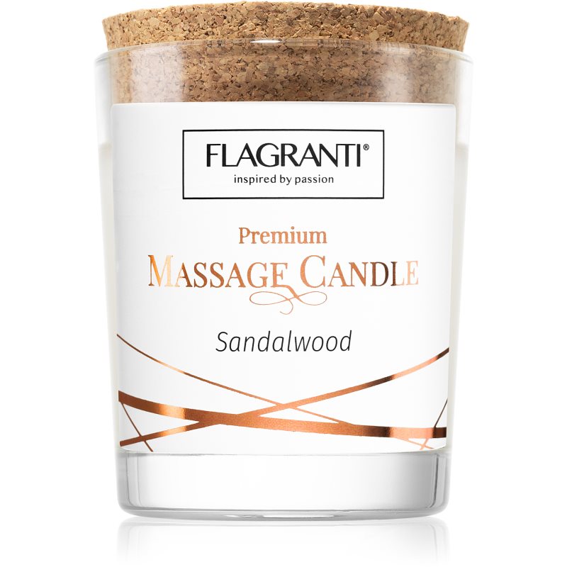 Flagranti Massage Candle Sandal Wood Bougie De Massage 70 Ml