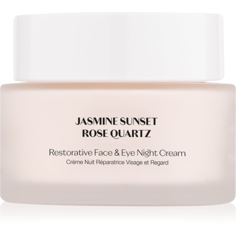 

flânerie Jasmine Sunset Rose Quartz зміцнюючий нічний крем для обличчя та очей