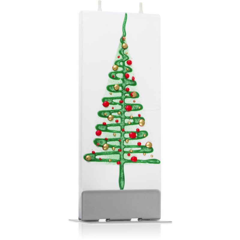 Flatyz Holiday Green Christmas Tree свічка 6x15 см