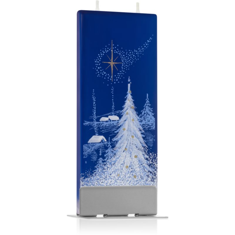 Flatyz Holiday Christmas Night with a Star dekorativní svíčka 6x15 cm