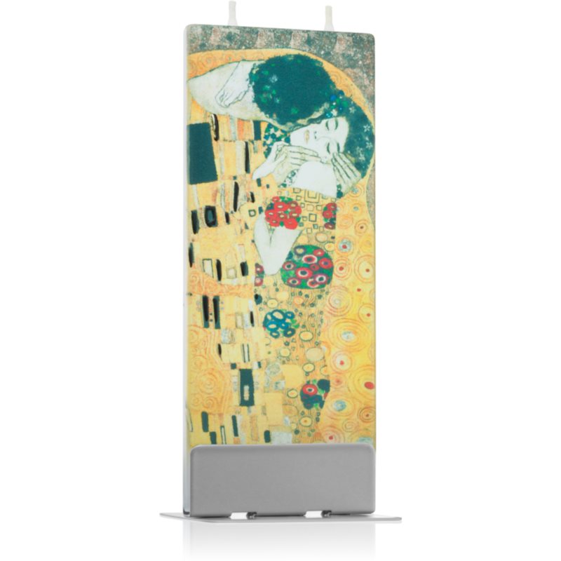 Flatyz Fine Art Gustav Klimt The Kiss dekoratyvinė žvakė 6x15 cm