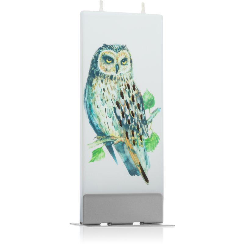 Flatyz Nature Owl dekoratívna sviečka 6x15 cm