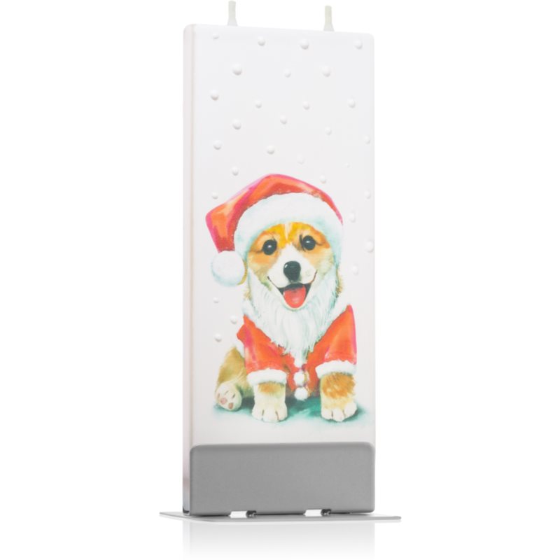 Flatyz Holiday Santa Claus Dog свічка 6x15 см
