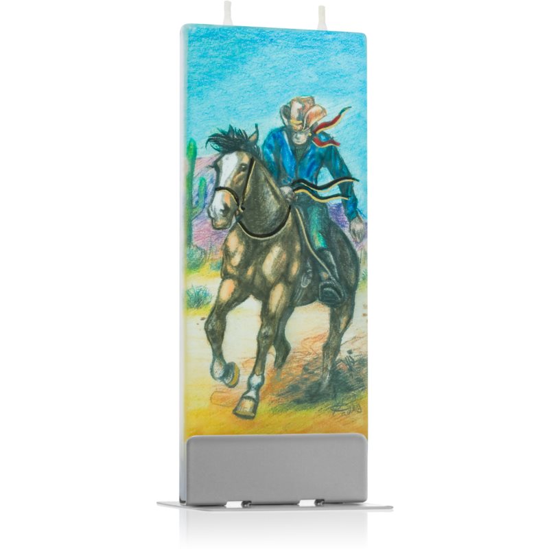 Flatyz Nature Cowboy On Horse свічка 6x15 см