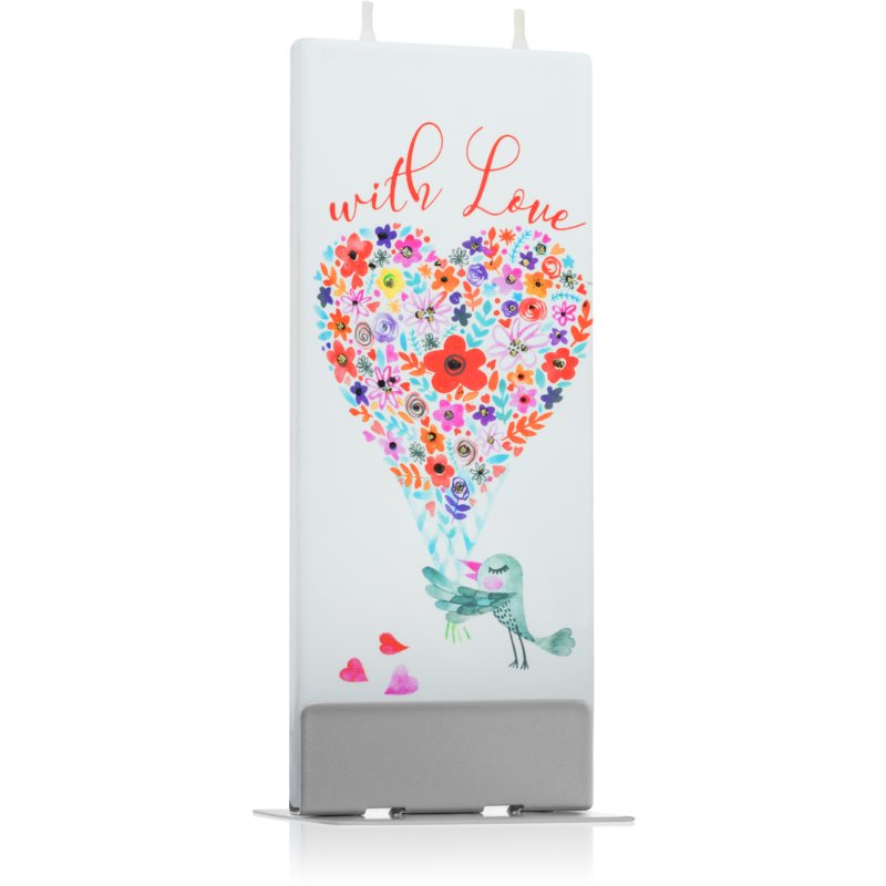 Flatyz Greetings With Love Decorative Candle 6x15 Cm