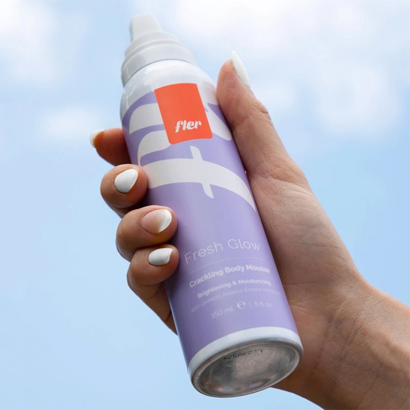 Fler Fresh Glow Mousse Corps à Paillettes 150 Ml