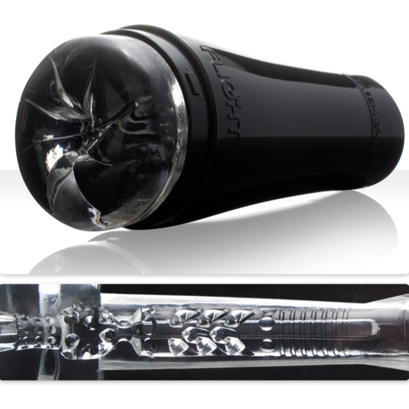 FLESHLIGHT Flight Pilot Masturbateur Masculin Transparent 20,4 Cm