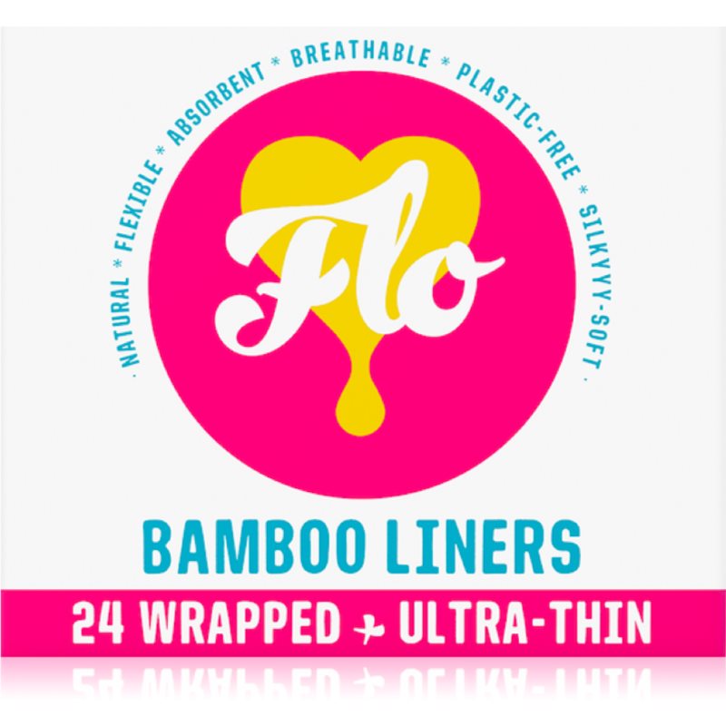 FLO Ultra Thin Bamboo panty liners 24 pc
