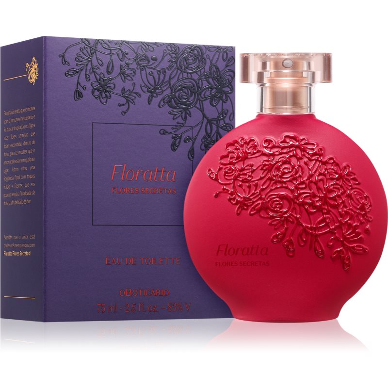 oBoticário Floratta Secret Flowers Eau de Toilette für Damen 75 ml