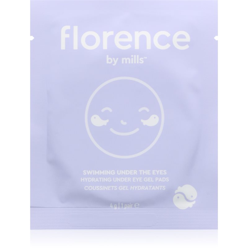 florence by mills Swimming Under The Eyes Gel Pads хидрогел стелки за околоочната област 3 чифт