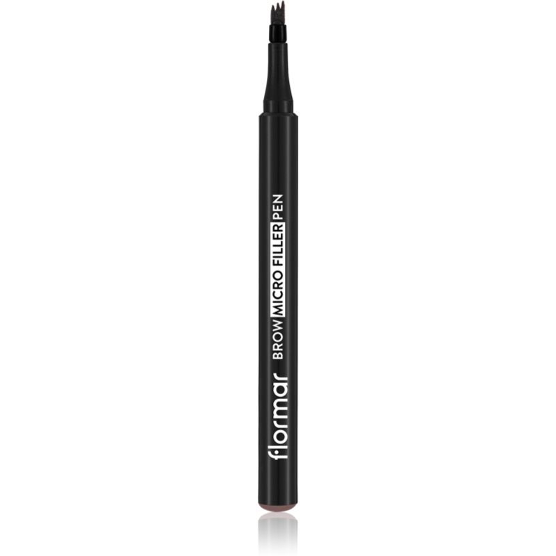 flormar Brow Micro Filler Pen tuš za obrve nijansa 002 Medium Brown 1.1 ml