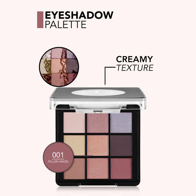 flormar Eyeshadow Palette palette di ombretti colore 001 Fallen Angel 9 g