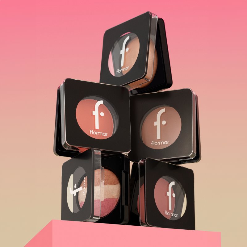 flormar Blush-On Baked colorete iluminador tono 043 Golden Peach 4 g